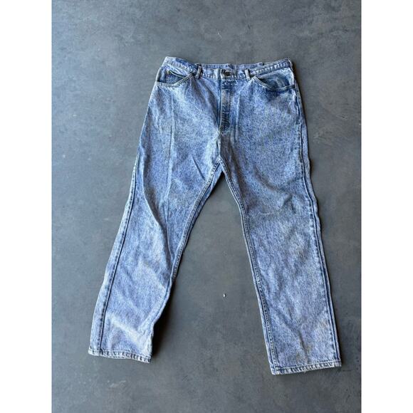 Lee Other - Vintage 90s Mens Lee Riders‎ Acid Wash 100% Cotton 38x30 @MR